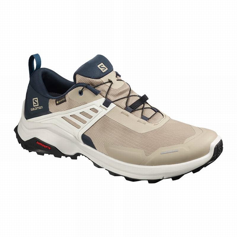 SALOMON X RAISE GORE-TEX Philippines - Men's Hiking Shoes - Navy/Navy | 962351-SMN
